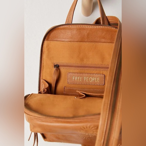 NWT Free People Break Of Dawn Backpack ~Cognac~ - Picture 5 of 5